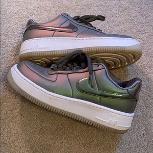 Nike Air Force 1 Upstep Premium LX Dark Stucco